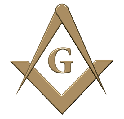Logo van vrijmetselaarsloge Het Schietlood (nr. 215)